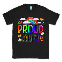 Black proud ally Classic Tee - LillyAllenDesigns