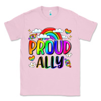 Bubblegum Pink proud ally Classic Tee - LillyAllenDesigns