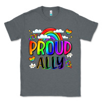 Charcoal Heather proud ally Classic Tee - LillyAllenDesigns
