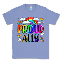 Colony Blue proud ally Classic Tee - LillyAllenDesigns
