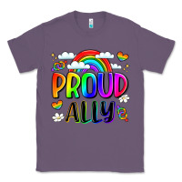 Lavender proud ally Classic Tee - LillyAllenDesigns