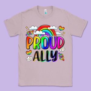 Proud Ally Classic Tee Designed By Lillyallendesigns