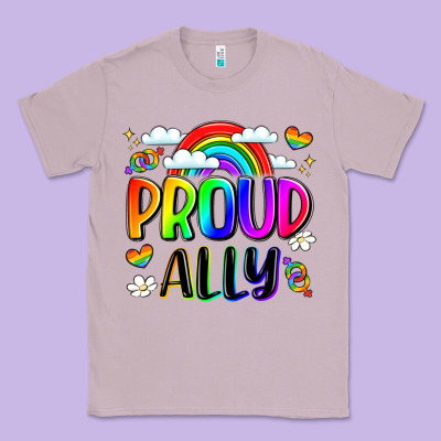 Proud Ally Classic Tee Designed By Lillyallendesigns