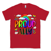 Red proud ally Classic Tee - LillyAllenDesigns