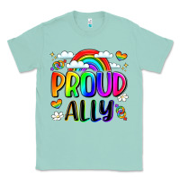 Seafoam proud ally Classic Tee - LillyAllenDesigns