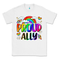 White proud ally Classic Tee - LillyAllenDesigns