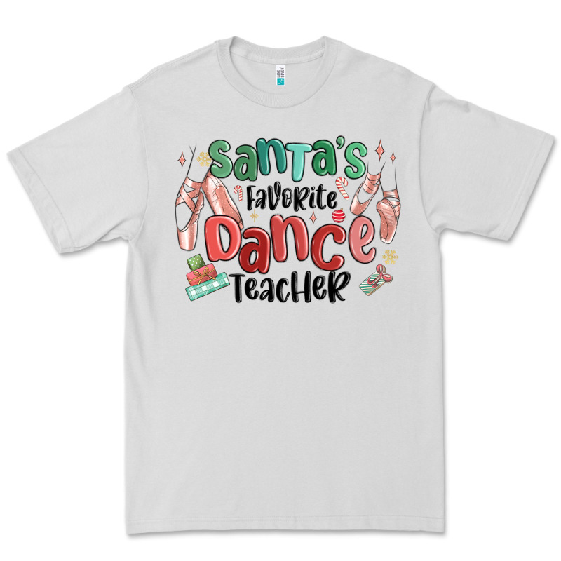 Santa's Favorite Dance Teacher Premium Tee by MaliasSmallBusiness | Teevron
