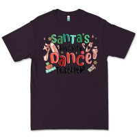 Plum santa's favorite dance teacher Premium Tee - MaliasSmallBusiness