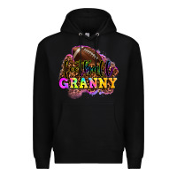 Black football granny Premium Hoodie - OliviaCreatesArt