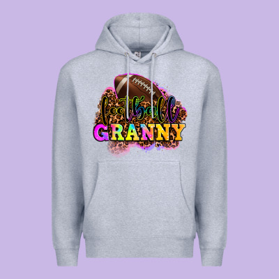 Football Granny Premium Hoodie Designed By Oliviacreatesart
