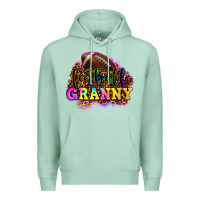 Seafoam football granny Premium Hoodie - OliviaCreatesArt