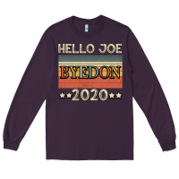 Plum Hello Joe Biden 2020 Long Sleeve Tee - Bettercallsaul