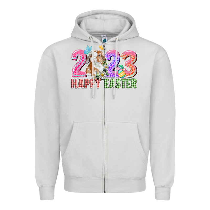 2023 Happy Easter Zipper Hoodie by CowGirlArtShop | Teevron