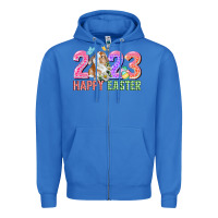 True Royal 2023 Happy Easter Zipper Hoodie - CowGirlArtShop