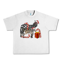 Lunar Rock Christmas Zebra Baby And Mama Urban Heavy Tee - LillyAllenDesigns