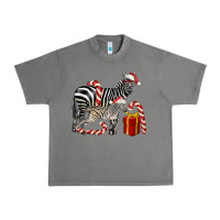 Tornado Christmas Zebra Baby And Mama Urban Heavy Tee - LillyAllenDesigns