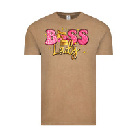 Vintage Coffee boss lady Vintage Tee - LillyAllenDesigns