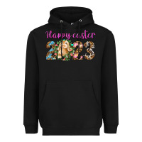 Black Happy Easter 2023 Heavyweight Hoodie - BundleAndBundleShop