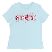 Baby Blue auntie Ladies Tee - MaliasSmallBusiness
