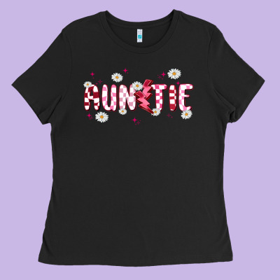 Auntie Ladies Tee Designed By Maliassmallbusiness