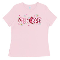 Bubblegum Pink auntie Ladies Tee - MaliasSmallBusiness