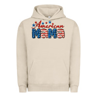 Pigment French Oak American Mama Mother's Day Urban Hoodie - LillyAllenDesigns