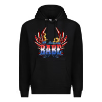 Black All America Babe Premium Hoodie - JahusDesignShop