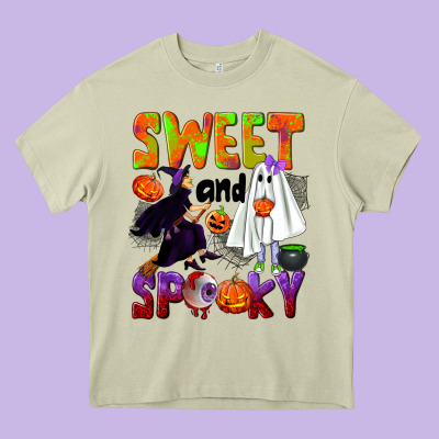 Sweet And Spooky Heavy Core Tee Designed By Nancycooperartshop