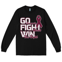 Black Go Burgundy Fifht Hard Win The Fight Long Sleeve Tee - Bettercallsaul