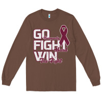 Chestnut Go Burgundy Fifht Hard Win The Fight Long Sleeve Tee - Bettercallsaul