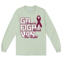 Matcha Go Burgundy Fifht Hard Win The Fight Long Sleeve Tee - Bettercallsaul