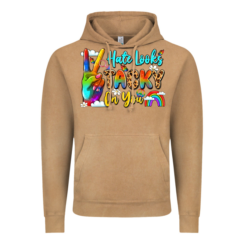 Hate Looks Tacky On You Vintage Hoodie by LillyAllenDesigns | Teevron