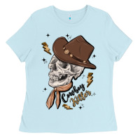 Baby Blue cowboy killer Ladies Tee - MaliasSmallBusiness