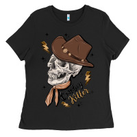 Black cowboy killer Ladies Tee - MaliasSmallBusiness