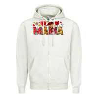 Oatmeal Heather Valentine's Day Mama Mother's Day Zipper Hoodie - HowdyJamesFarm