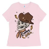 Bubblegum Pink cowboy killer Ladies Tee - MaliasSmallBusiness