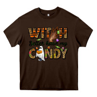 Chocolate Brown Witch better have my candy Heavy Core Tee - NancyCooperArtShop