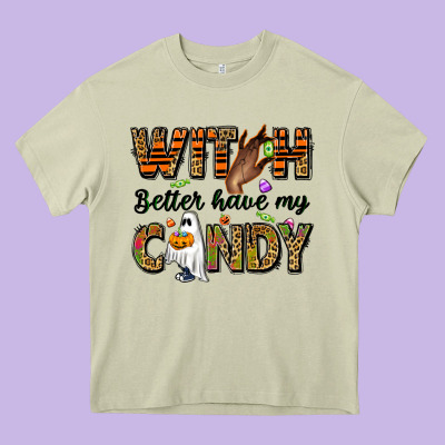 Witch Better Have My Candy Heavy Core Tee Designed By Nancycooperartshop