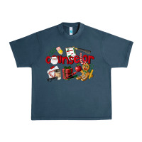 Midnight Navy Counselor Christmas Urban Heavy Tee - LillyAllenDesigns