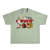Oil Green Counselor Christmas Urban Heavy Tee - LillyAllenDesigns