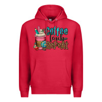 Cardinal coffee teach repeat Premium Hoodie - OliviaCreatesArt