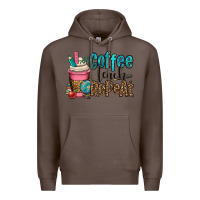 Coffee coffee teach repeat Premium Hoodie - OliviaCreatesArt