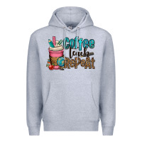 Heather Grey coffee teach repeat Premium Hoodie - OliviaCreatesArt