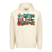 Sandshell coffee teach repeat Premium Hoodie - OliviaCreatesArt