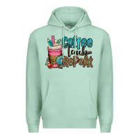 Seafoam coffee teach repeat Premium Hoodie - OliviaCreatesArt