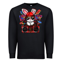 Black hip hop Premium Sweatshirt - FaDigitalArtStudio