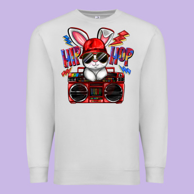 Hip Hop Premium Sweatshirt Designed By Fadigitalartstudio