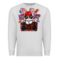Dove Grey hip hop Premium Sweatshirt - FaDigitalArtStudio
