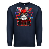 Navy hip hop Premium Sweatshirt - FaDigitalArtStudio