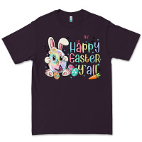 Plum happy easter y'all Premium Tee - MaliasSmallBusiness